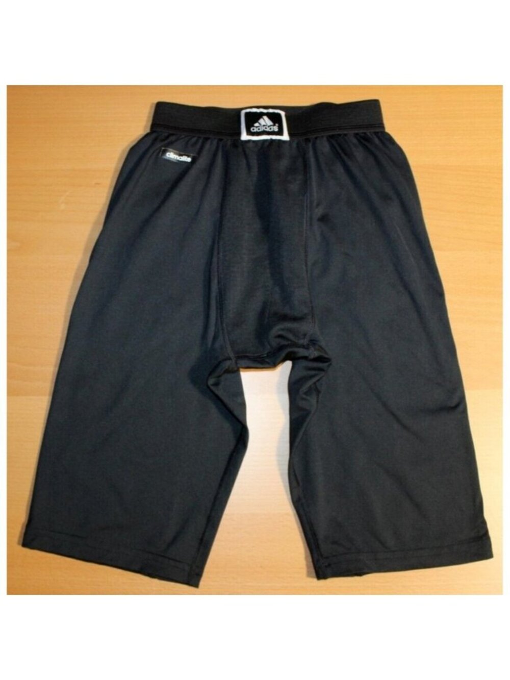 Mens adidas Climalite Padded Baseball Slider Shorts Small Black Cup Holder